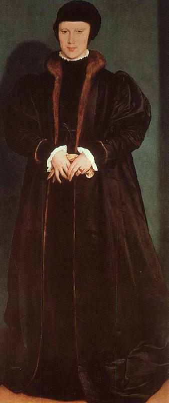 Hans Holbein Christina of Denmark Duchess of Milan Germany oil painting art